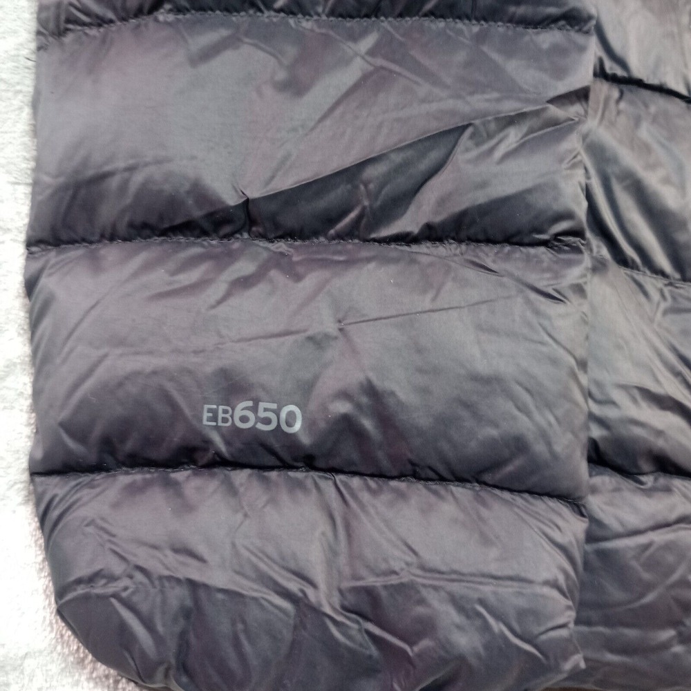 Eddie Bauer EB650 Down‎ Puffer Quilted Men's Black Jacket Size XL Packable Coat - Picture 2 of 14